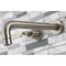 Kingston Brass KS8028KL Two-Handle Wall Mount Tub Faucet, Brushed Nickel KS8028KL - alternate 5